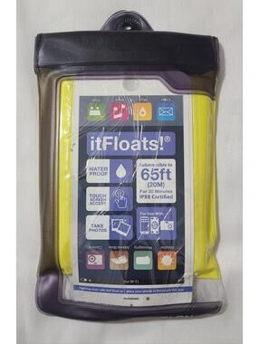 Travelon Itfloats Waterproof Pouch Phones Camera Money Bag Swimming Beach River